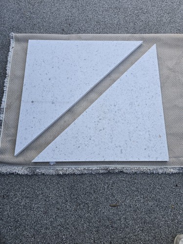 White terrazzo triangle - 3,