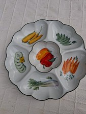 Royal Worcester Hors d'oeuvres dish, crudite, 'Vegetable' serving dish