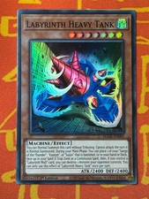 YUGIOH LABYRINTH HEAVY TANK SUPER RARE 1ST EDITION NM MAZE-EN001