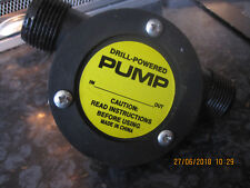 DRILL POWERED PUMP IN / OUTLET NEVER USED POND PUMP