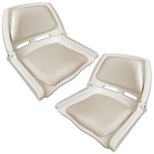 Folding boat seat - folding, padded