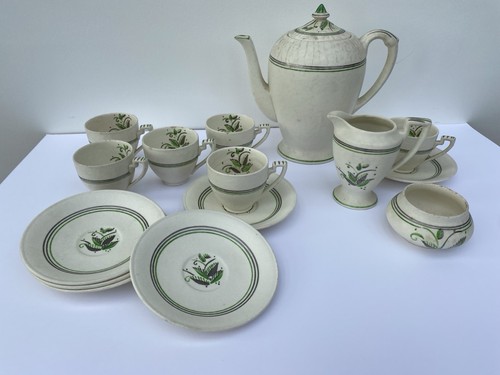 Art deco coffee set - art,