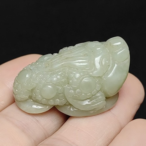 Chinese hetian jade - 1.6",