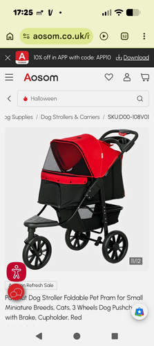 Pawhut wheel jogging dog - pawhut,