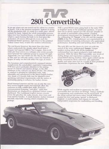 1986 tvr 280i - 1986,