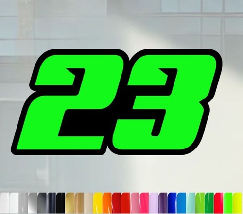 Custom racing numbers - x3,