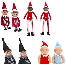 Naughty Christmas Elves Behavin Badly Different Colours & Types xmas decorations