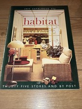 HABITAT 1977 catalogue book -