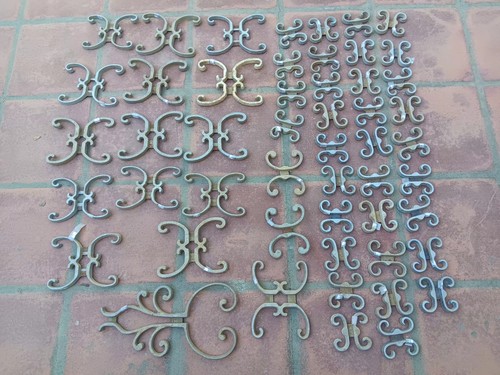 Decorative cast metal pieces - ,