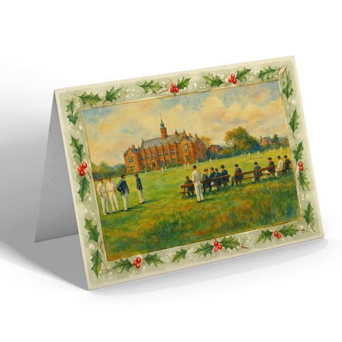 Xmas notelet hymers - xmas,