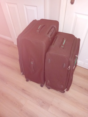 Pair samsonite suitcases - pair, suitcases.not