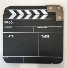 Movie Film Clapper Board Prop Wooden Director Scene