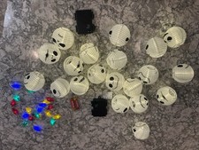 2 Sets Nightmare Before Christmas Jack Skellington String Lights Battery Power