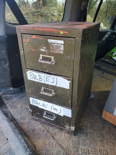 Vintage filing cabinet draws - cabinet, 3
