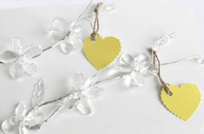 Lemon yellow pearl heart - 20,