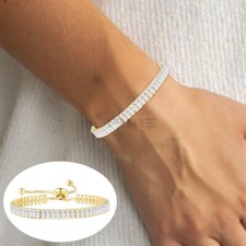 Women Silver Rose Gold Cubic