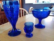 Dark Blue Sturdy Glass
