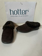 Hotter Fur Lined Slippers Size UK 4 EU 37