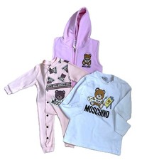 Moschino Baby Pink/White Teddy