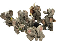 Tuskers  x 8 Elephant Ornaments Love is a Treasure/Josie Goodnight