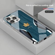 Gold Maple Leaf Wood Grain