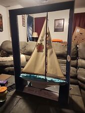 Vintage Collectable Don Q Rum Runner Yacht on Stand Sailing Boat Maritime