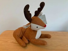 Next Christmas Reindeer Novelty Door Stop *New With Tags*