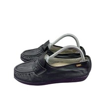 SAS Classic Timeless Loafers Shoes Size 10 Black Leather