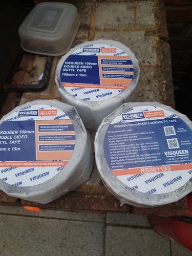 Visqueen 100mm double sided - double,