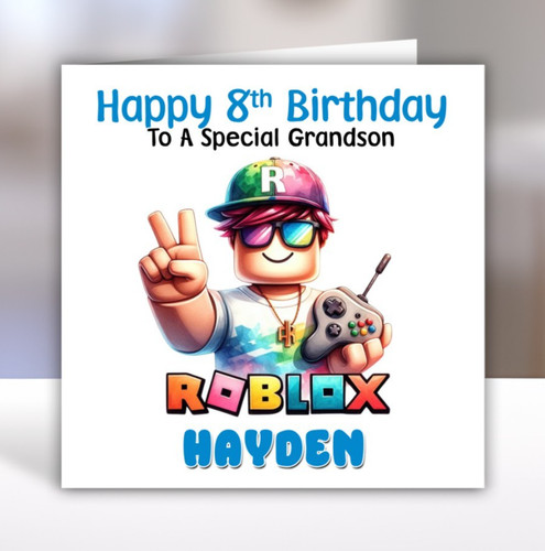 Roblox personalised birthday - personalised,