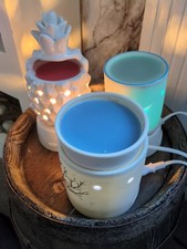 3 Scentsy Wax Lamps