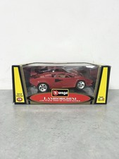 Boxed 1/18 Scale Lamborghini Countach 5000 Quattrovalvole Burago Mini Car Model