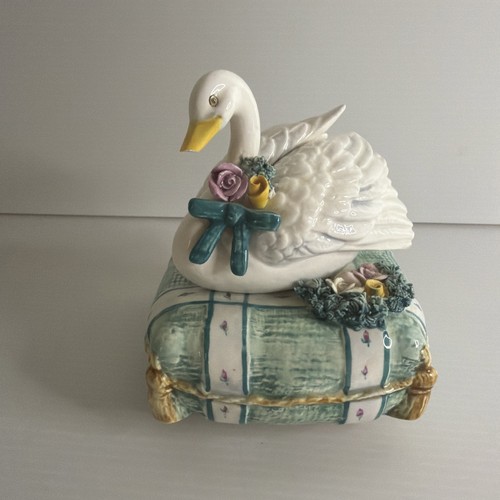 Vintage yamada swan pillow - swan,