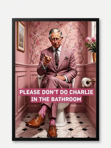 King charles funny bathroom - charles,