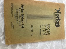 Norton spares list all models - norton,