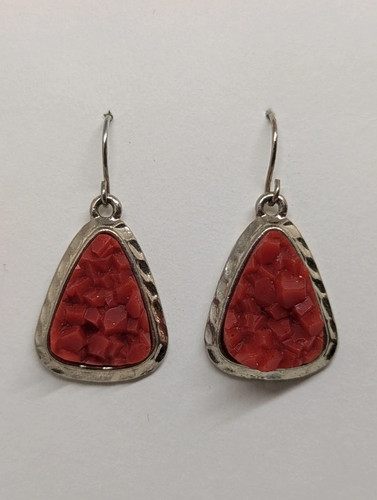 Modern earrings pierced silver - earrings,