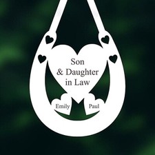 Personalised Wedding Horseshoe