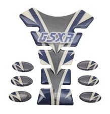 Bike It Tank Pad for Suzuki GSXR Models (Carbon Effect / Blue) TPSSP03 BC43558