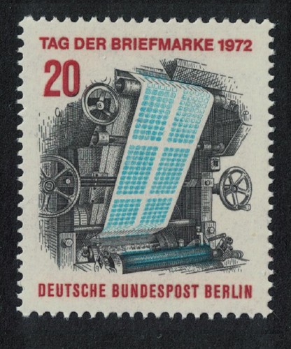 Berlin stamp day - day, 1972