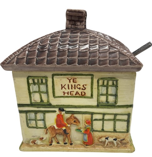 Kings head ceramic sugar - kings,