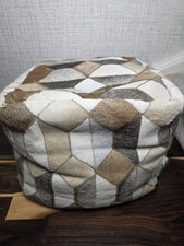 Real Leather Hide Patchwork