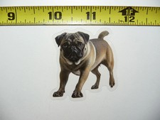 PUG DOG SMALL STICKER DECAL