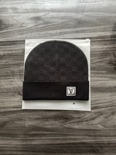 LV Beanie Men's Black