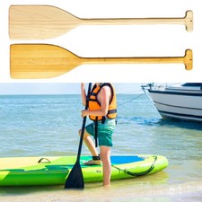 Wood Canoe Paddle Lightweight 32 inch Boating Oar for Home Office Decor