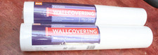 2 rolls B&Q Wallpaper Paintable Wallcovering 10m x 52cm 13023 READ DESC