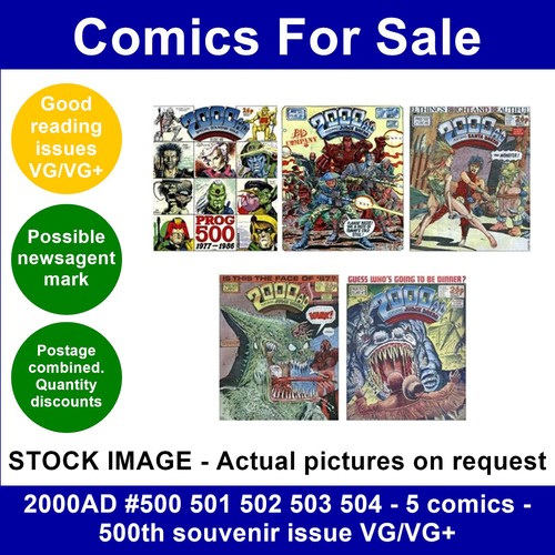 2000ad 500 501 502 - #500,