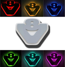 24V LED V8 INTERIOR CAB RGB LIGHT PLATE SILVER MIRROR FINISH FOR SCANIA MAN DAF