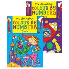 Colour By Numbers Book - A4