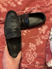 LOUIS VUITTON Black Leather