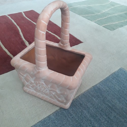 Vtg terracotta wicker - vtg,